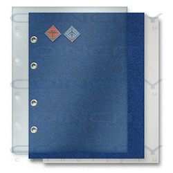 Лист для значков 200x250 мм. Синий